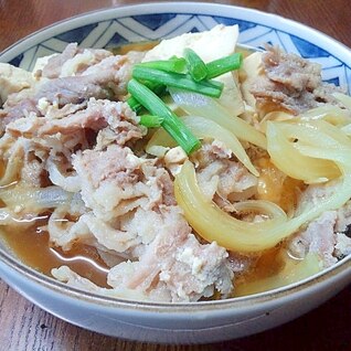 簡単激うま　肉豆腐